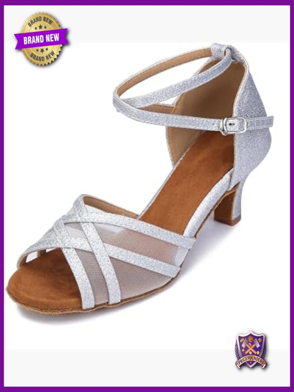 Women's Latin Ballroom Salsa Dance Shoes 2.5in Heel